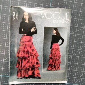 V1740 Vogue Pattern, 6-14, Misses' Skirt, Uncut, FF, OOP